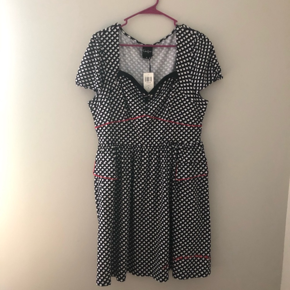 Hot Topic Coraline Retro Button Dress NWT 🗝
